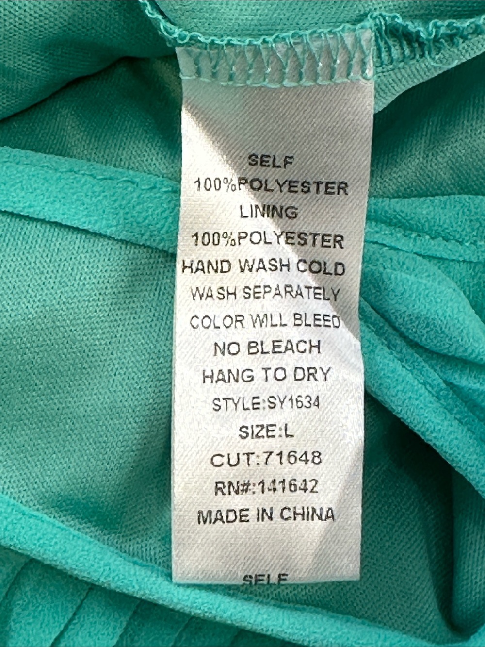 Everyday Chic Turquoise Pleated Maxi Dress Boho Resort NWT - Picture 7 of 13